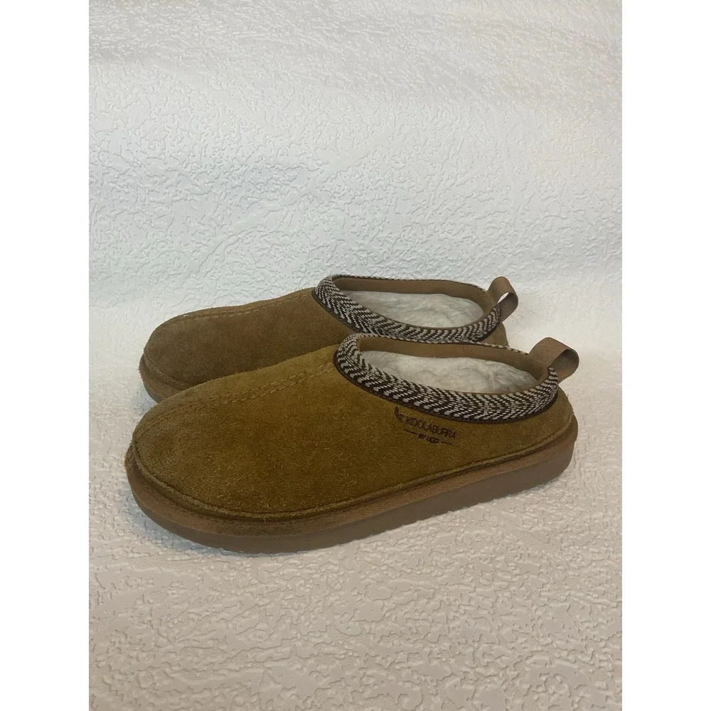 Koolaburra by UGG 1159670K Chestnut BURREE SLIPPERS Faux Fur Lining 4
